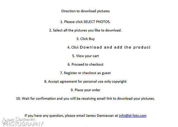 Direction to download pictures
