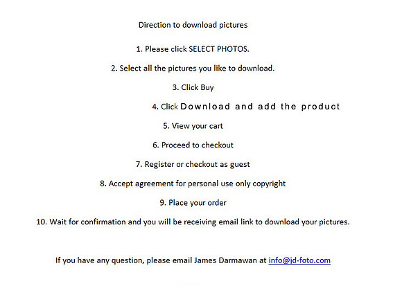Direction to download pictures