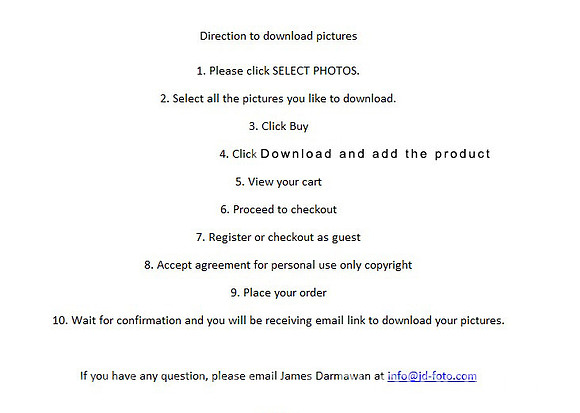 Direction to download pictures