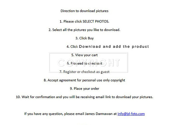 Direction to download pictures